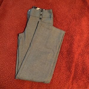 Black and White Pattern Dress Pants